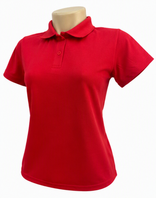 Camisa Polo Feminina Vermelho