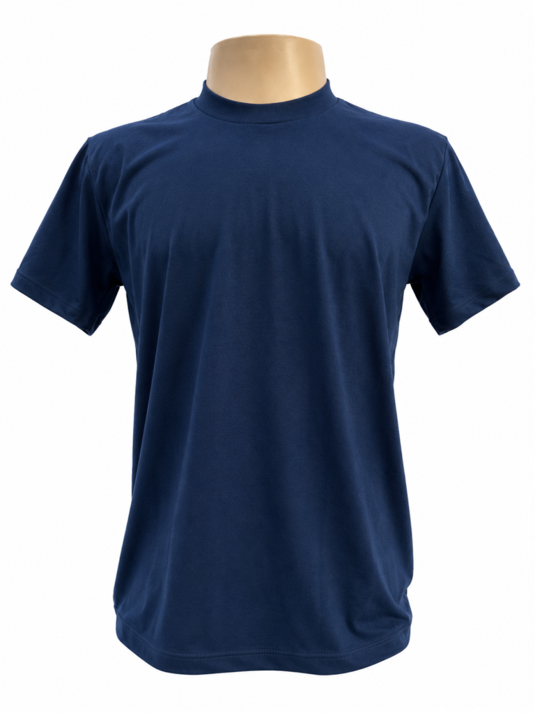 camiseta-algodão-marinho